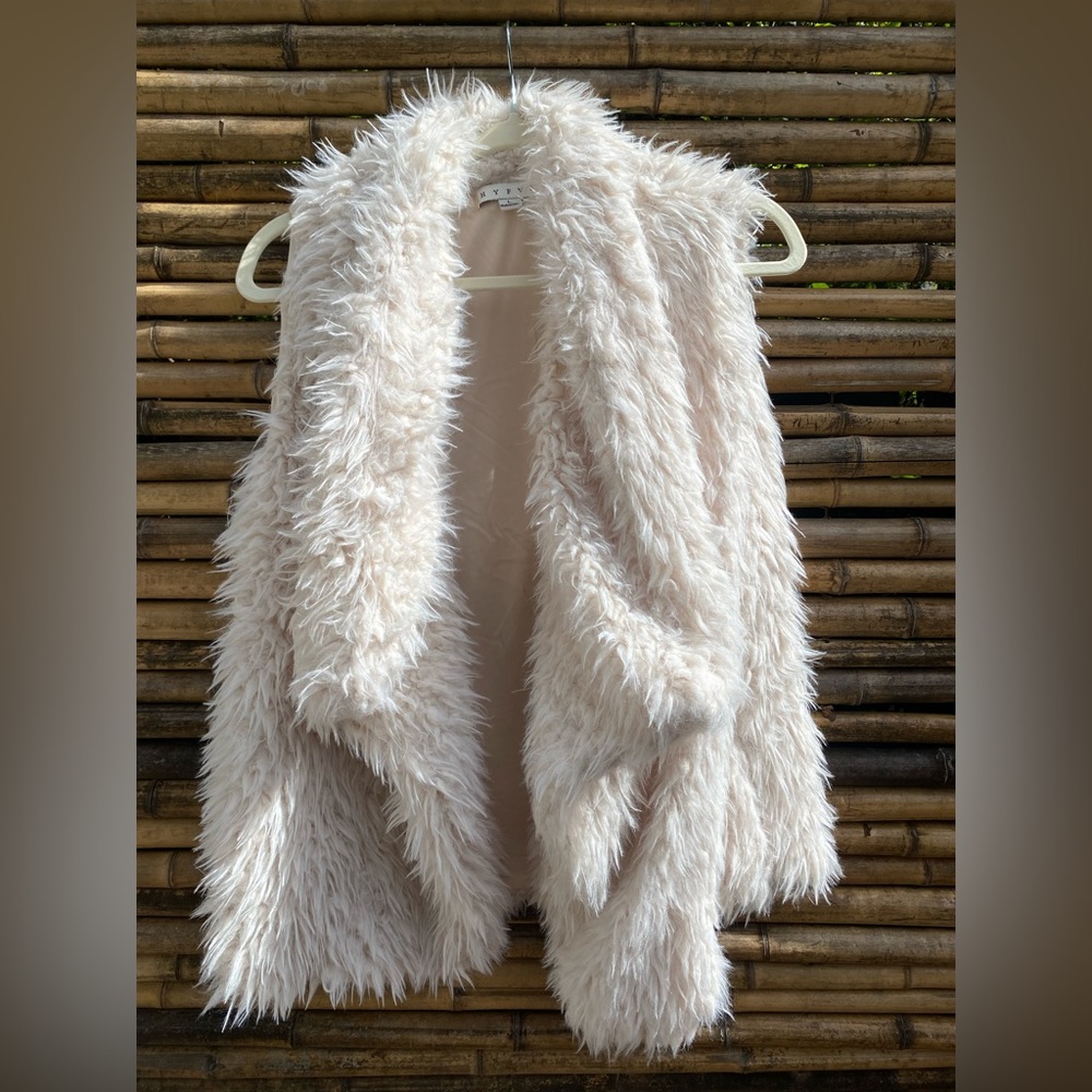 Faux fur vest